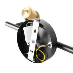 Besorgen 🌟 QAZQA Plafondspot zwart met goud met smoke glas 2-lichts - Zuzanna ✔️ -Deckenleuchten Verkaufs-Shop 1549 105502 10