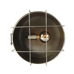 Großhandel 🔔 QAZQA Industrielle Deckenlampe grau 35 cm - Barril 👍 -Deckenleuchten Verkaufs-Shop 1556 104875 5