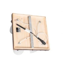 Budget 👏 QAZQA Industrielle Deckenlampe Holz mit Beton 4-flammig - Creto 🌟 -Deckenleuchten Verkaufs-Shop 1572 104422 13