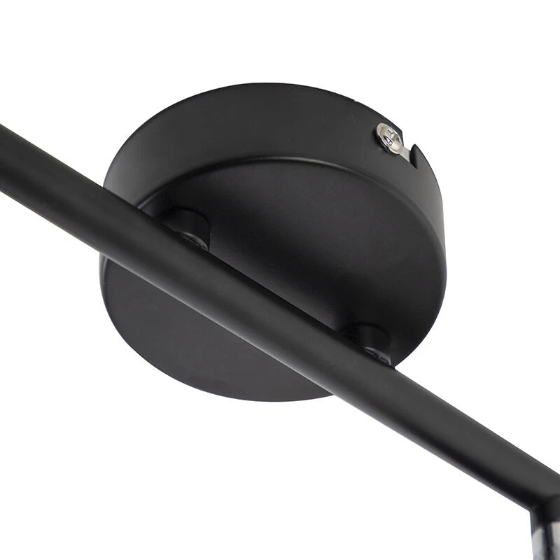 Brandneu ✔️ QAZQA Moderner Spot 2-Flammig schwarz mit goldener Innenseite - Buell Deluxe 🧨 9 Brandneu ✔️ QAZQA Moderner Spot 2-Flammig schwarz mit goldener Innenseite - Buell Deluxe 🧨 – Bild 9