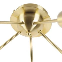 Großhandel 🥰 QAZQA Art Deco Deckenleuchte gold 5-flammig -Facil 🧨 -Deckenleuchten Verkaufs-Shop 1586 97757 3