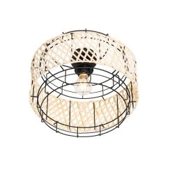 Blitzangebot 🌟 QAZQA Orientalische Deckenlampe schwarz mit Bambus - Irena ⭐ -Deckenleuchten Verkaufs-Shop 1593 105630 5