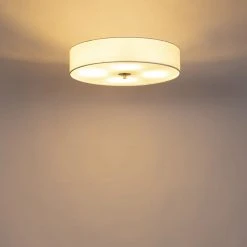 Bestes Angebot 🥰 QAZQA Country Deckenleuchte weiß 50 cm - Drum ⭐ -Deckenleuchten Verkaufs-Shop 1604 45281 6