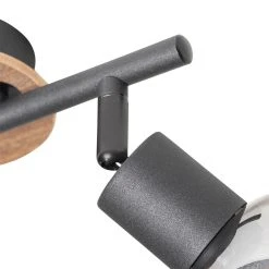 Besorgen 🔥 QAZQA Deckenleuchte schwarz mit Rauchglas und Holz 2-flammig - Vidro 👍 18 Besorgen 🔥 QAZQA Deckenleuchte schwarz mit Rauchglas und Holz 2-flammig - Vidro 👍 -Deckenleuchten Verkaufs-Shop 1628 105596 5