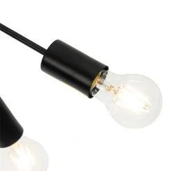 Beste Bewertungen von 👍 QAZQA Art Deco Deckenleuchte schwarz 5-flammig - Facil 😉 -Deckenleuchten Verkaufs-Shop 1653 104040 2