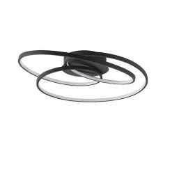 Großhandel ❤️ Trio Leuchten Deckenleuchte schwarz 60 cm inkl. LED 3-stufig dimmbar - Rowin 🧨 27 Großhandel ❤️ Trio Leuchten Deckenleuchte schwarz 60 cm inkl. LED 3-stufig dimmbar - Rowin 🧨 -Deckenleuchten Verkaufs-Shop 1658 102791 13