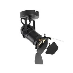 Schlussverkauf 😉 QAZQA Industriestudio Spot schwarz GU10 mit Klappen - Film 👍 -Deckenleuchten Verkaufs-Shop 1662 96892 8