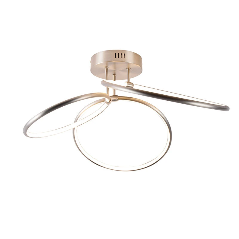 Am billigsten ❤️ QAZQA Design Deckenleuchte Stahl inkl. LED 3-stufig dimmbar 3-Licht - Joaniqa 🎁 6 Am billigsten ❤️ QAZQA Design Deckenleuchte Stahl inkl. LED 3-stufig dimmbar 3-Licht - Joaniqa 🎁 – Bild 6