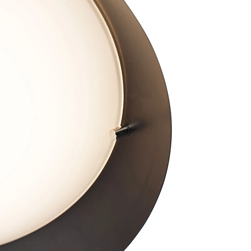 Bestpreis ⭐ QAZQA Moderne Deckenleuchte schwarz 30 cm inkl. LED - Björn 👍 5 Bestpreis ⭐ QAZQA Moderne Deckenleuchte schwarz 30 cm inkl. LED - Björn 👍 – Bild 5