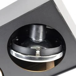 Auslauf ✔️ QAZQA Design-Spot schwarz quadratisch 2-flammig - Kaya 🥰 -Deckenleuchten Verkaufs-Shop 1714 104810 8