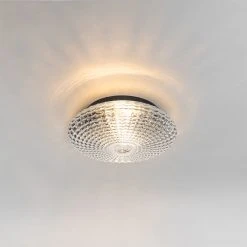 Beste Bewertungen von ❤️ QAZQA Klassische Deckenleuchte schwarz mit Rauchglas 35 cm IP44 - Nohmi ⌛ -Deckenleuchten Verkaufs-Shop 1721 104979 9