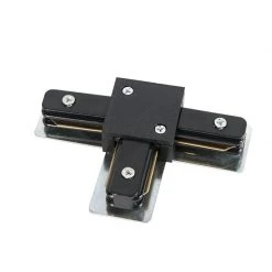 Schlussverkauf 🎉 QAZQA T-Kupplungsstück für 1-Phasen-Schiene schwarz 😉