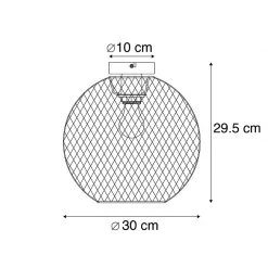 Beste Bewertungen von 🎉 QAZQA Moderne Deckenleuchte schwarz 30 cm - Mesh Ball 🛒 15 Beste Bewertungen von 🎉 QAZQA Moderne Deckenleuchte schwarz 30 cm - Mesh Ball 🛒 -Deckenleuchten Verkaufs-Shop 1754 103328 3