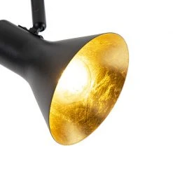 Top 10 ❤️ QAZQA Moderner Deckenspot schwarz/gold 3-Flammig - Magno 😍 -Deckenleuchten Verkaufs-Shop 1794 99073 2