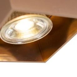 Bester Verkauf 👏 QAZQA Spot Qubo 1 kupfer 💯 -Deckenleuchten Verkaufs-Shop 1796 92654 6