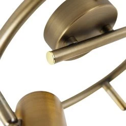 Beste Bewertungen von 👏 QAZQA Deckenstrahler bronze dreh- und schwenkbar curl - Karin 3 🎉 -Deckenleuchten Verkaufs-Shop 1812 92945 4