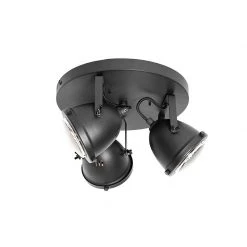 Neu 🤩 QAZQA Industriële spot zwart rond verstelbaar 3-lichts - Emado ✔️ 18 Neu 🤩 QAZQA Industriële spot zwart rond verstelbaar 3-lichts - Emado ✔️ -Deckenleuchten Verkaufs-Shop 1827 105753 7