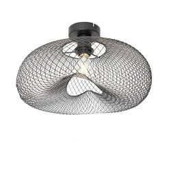 Brandneu 🤩 QAZQA Moderne plafondlamp zwart - Zora 😍 -Deckenleuchten Verkaufs-Shop 1860 105632 5