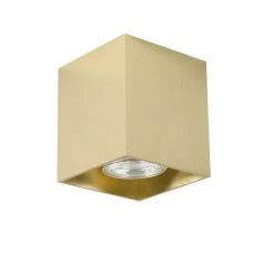 Angebote 🥰 QAZQA Moderner Aufbaustrahler Gold - Qubo 1 🛒 -Deckenleuchten Verkaufs-Shop 1873 94358 8