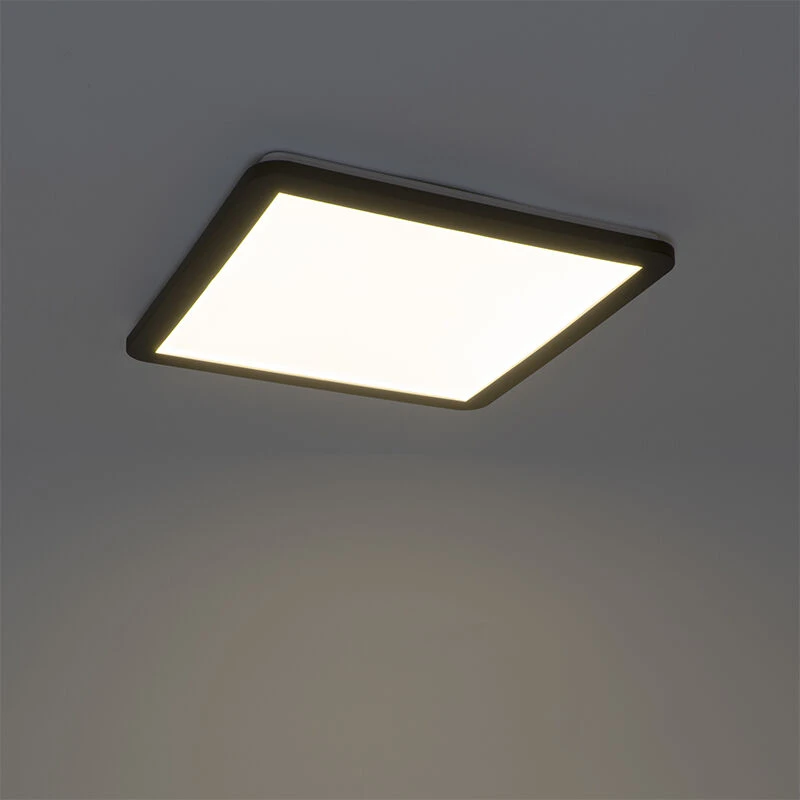 Bestes Angebot 🎉 QAZQA Deckenleuchte schwarz 40 cm inkl. LED 3-stufig dimmbar IP44 - Steve ✨ 10 Bestes Angebot 🎉 QAZQA Deckenleuchte schwarz 40 cm inkl. LED 3-stufig dimmbar IP44 - Steve ✨ – Bild 10