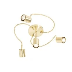 Auslauf 🔔 QAZQA Moderne plafondspot messing verstelbaar 4-lichts - Java ✔️ -Deckenleuchten Verkaufs-Shop 1924 105846 7