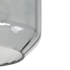 Bestes Angebot 🧨 QAZQA Moderne Deckenleuchte schwarz mit Rauchglas - Stiklo ❤️ -Deckenleuchten Verkaufs-Shop 1933 102910 2