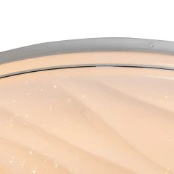 Besorgen 🎉 QAZQA Smart Deckenleuchte weiß 48 cm inkl. LED und Dimmer - Damla 😉 -Deckenleuchten Verkaufs-Shop 1961 103950 5