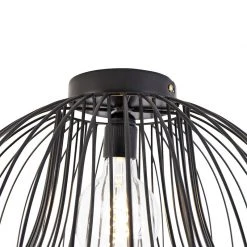 Schlussverkauf ❤️ QAZQA Design-Deckenleuchte schwarz - Sarina ✔️ -Deckenleuchten Verkaufs-Shop 1972 104529 5