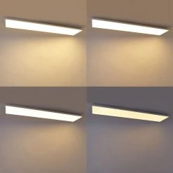 Bester Verkauf 😀 QAZQA Moderne Deckenleuchte Stahl 120 cm inkl. LED 4-Stufen dimmbar- Liv 🌟 -Deckenleuchten Verkaufs-Shop 1989 103471 9