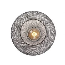 Angebote 👏 QAZQA Moderne schwarze Deckenleuchte - Bliss Mesh 🎉 -Deckenleuchten Verkaufs-Shop 2002 98915 8