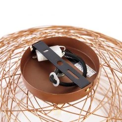 Blitzangebot 🔥 QAZQA Design-Deckenleuchte Kupfer oval - Sarella ❤️ -Deckenleuchten Verkaufs-Shop 2019 104535 8