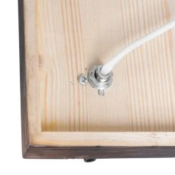 Budget 👏 QAZQA Industrielle Deckenlampe Holz mit Beton 4-flammig - Creto 🌟 -Deckenleuchten Verkaufs-Shop 2030 104422 12