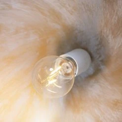 Bestes Angebot 👏 QAZQA Industrielle Deckenleuchte weiß mit gold neigbar - Magna 💯 -Deckenleuchten Verkaufs-Shop 2037 105334 6