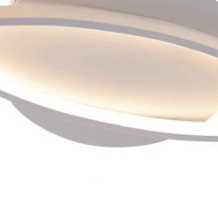 Am billigsten 🔥 Trio Leuchten Deckenleuchte weiß 80 cm inkl. LED 3-stufig dimmbar - Rowin 🧨 -Deckenleuchten Verkaufs-Shop 2054 102793 3