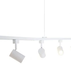 Angebote 🔥 QAZQA Modernes Hängeschienensystem weiß mit 5 Spots 1-phasig - Jeana 🎉 -Deckenleuchten Verkaufs-Shop 2074 103927 6