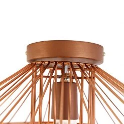 Billig 😍 QAZQA Design-Deckenleuchte Kupfer - Zahra 😉 18 Billig 😍 QAZQA Design-Deckenleuchte Kupfer - Zahra 😉 -Deckenleuchten Verkaufs-Shop 2091 104526 6