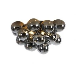 Aktion ❤️ QAZQA Design Deckenleuchte schwarz mit Rauchglas 6 Lampen - Uvas 🔥 15 Aktion ❤️ QAZQA Design Deckenleuchte schwarz mit Rauchglas 6 Lampen - Uvas 🔥 -Deckenleuchten Verkaufs-Shop 2101 102346 5