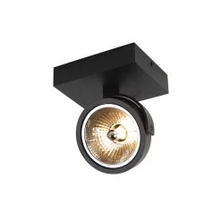 Brandneu 🤩 QAZQA Design Spot schwarz verstellbar 1-flammig inkl. LED - Go 🎁 -Deckenleuchten Verkaufs-Shop 2101 91010 5