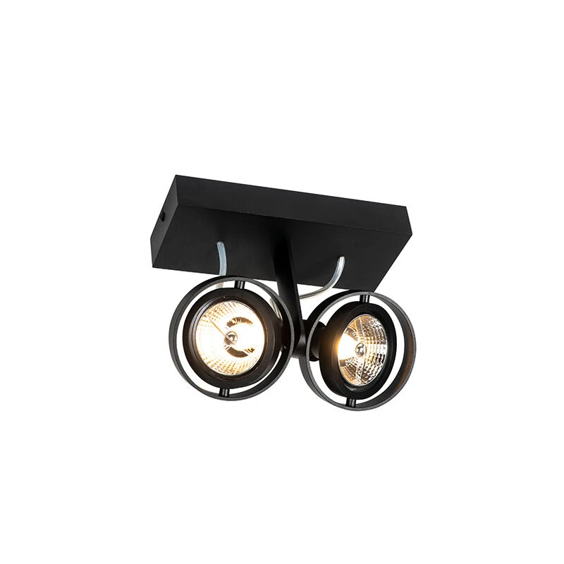 Top 10 👏 QAZQA Professional Modernes Spotschwarz 2-Licht - Master 70 ✔️ 2 Top 10 👏 QAZQA Professional Modernes Spotschwarz 2-Licht - Master 70 ✔️ – Bild 2