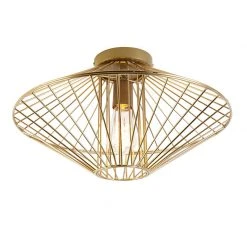 Auslauf 🌟 QAZQA Design-Deckenleuchte Gold - Zahra 👍