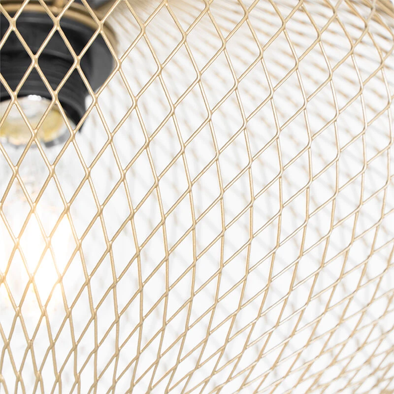 Top 10 🥰 QAZQA Industrielle Deckenlampe gold - Molly 😍 7 Top 10 🥰 QAZQA Industrielle Deckenlampe gold - Molly 😍 – Bild 7