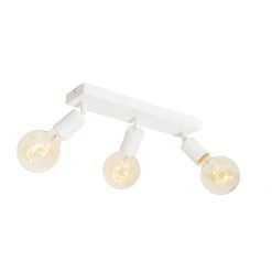 Besorgen 💯 QAZQA Moderne spot wit rechthoekig 3-lichts - Facil 😀