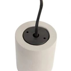 Billig 🤩 QAZQA Ländlicher runder Aufbaustraher Beton - Deep 🌟 -Deckenleuchten Verkaufs-Shop 2142 95023 8