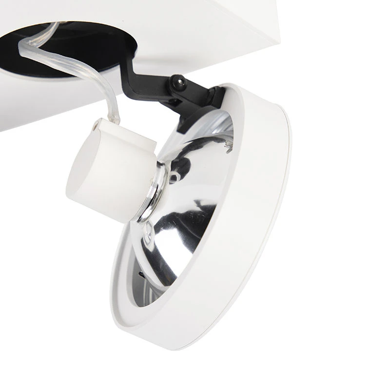 Schlussverkauf ⌛ QAZQA Moderner Spot weiß schwenk- und neigbar - Ga 2 💯 3 Schlussverkauf ⌛ QAZQA Moderner Spot weiß schwenk- und neigbar - Ga 2 💯 – Bild 3