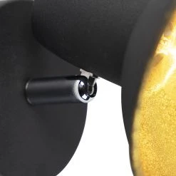 Am billigsten ⭐ QAZQA Design Wand- und Deckenstrahler schwarz mit Gold 1-Licht - Avril 🔔 21 Am billigsten ⭐ QAZQA Design Wand- und Deckenstrahler schwarz mit Gold 1-Licht - Avril 🔔 -Deckenleuchten Verkaufs-Shop 2172 96812 8