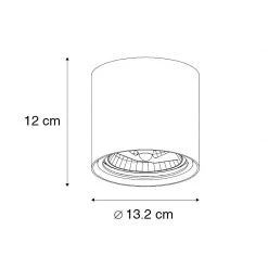 Angebote 🛒 QAZQA Professional Design Spot schwarz AR111 - Impact ✔️ 15 Angebote 🛒 QAZQA Professional Design Spot schwarz AR111 - Impact ✔️ -Deckenleuchten Verkaufs-Shop 2180 105058 3