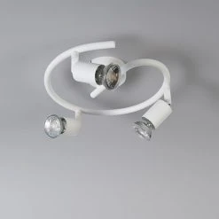 Bestpreis 🔔 QAZQA Moderne gepunktete weiße Locken – Jeany 3 ❤️ -Deckenleuchten Verkaufs-Shop 2197 93280 10