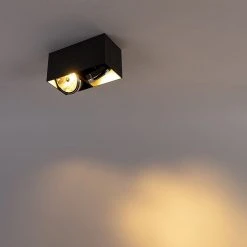 Rabatt 🔔 QAZQA Design Spot rechteckig 2-hellgrau inkl. 2 x G9 - Box 🔔 -Deckenleuchten Verkaufs-Shop 2208 99078 12