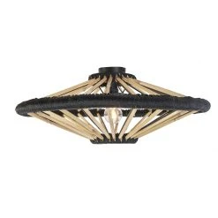 Bestes Angebot ✔️ QAZQA Orientalische Deckenleuchte Bambus mit Schwarz 60 cm - Evalin 👍 -Deckenleuchten Verkaufs-Shop 2220 105079 7