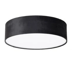 Bestes Angebot ⌛ QAZQA Deckenleuchte schwarz 40 cm mit goldener Innenseite - Drum 🛒 -Deckenleuchten Verkaufs-Shop 2228 105481 10